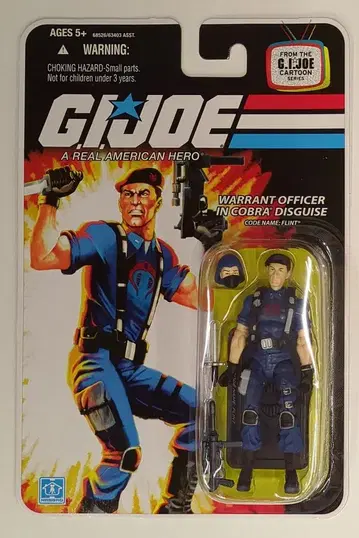 HASBRO FROM THE G.I.JOE CARTOON SERIES GI JOE / A REAL AMERICAN HERO WARRANT OFFICER FLINT