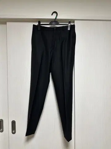 야마우치 노멀싱 울 한계 밀도 더블 크로스 스트레이트 슬랙스