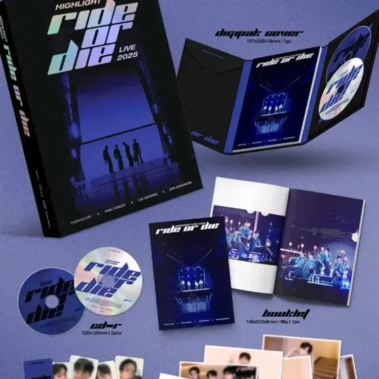 하이라이트 라이브 2025 Ride or Die DVD 미개봉