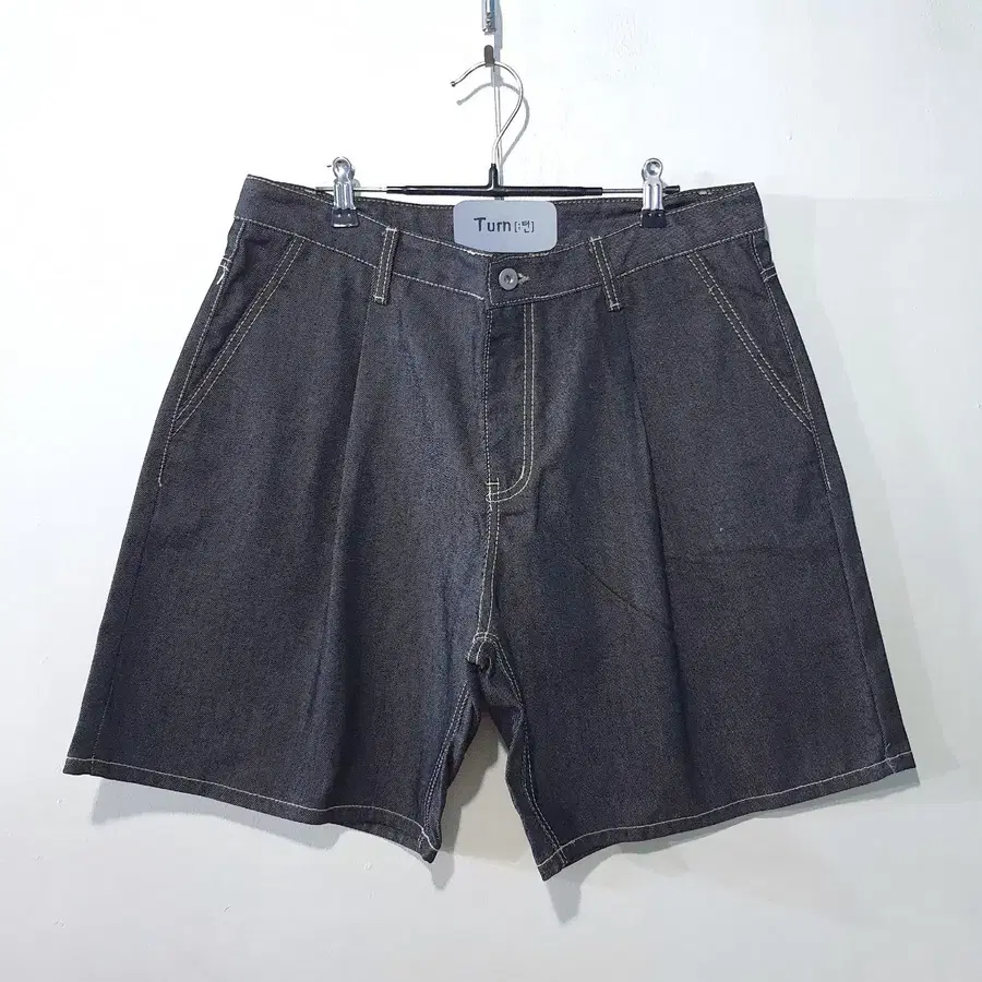 SS신상) 논페이드 데님 반바지 584번 2color S~4XL