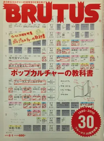 매거진하우스 BRUTUS 2010년 6월 1일호 686