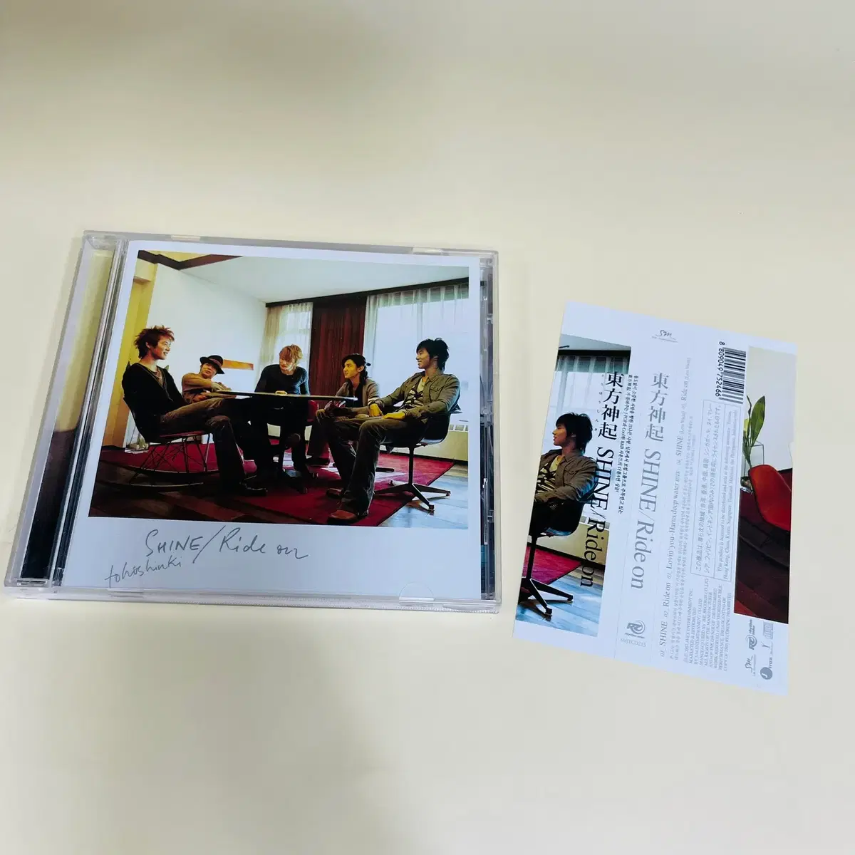[중고음반/CD] 동방신기 TVXQ! (TOHOSHINKI) 일본싱글 Shine/Ride On