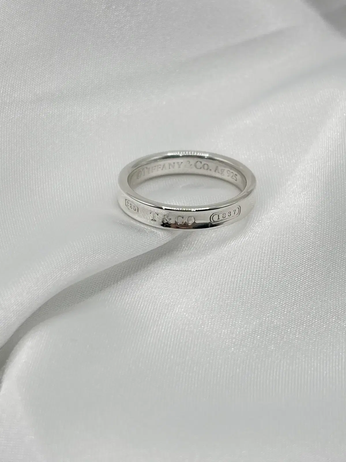 티파니 정품 네로우링 1837 반지 (Narrow Ring) 20호