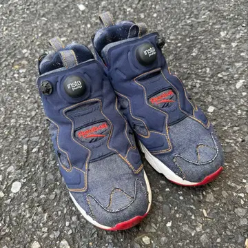 Reebok Insta Pump 스니커즈 25cm 데님 소재 ZOZO 한정판