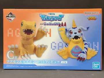 BANDAI SPIRITS 제일복권 [디지몬] 시리즈 빛과 어둠의 충돌 C상 아구몬&가브몬 세트 피규어