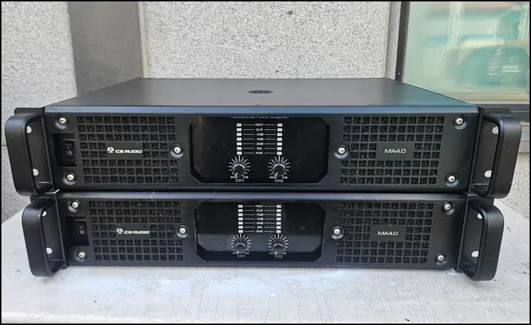 [중고] CS AUDIO MA4.0 2채널 파워 앰프 (4옴 750W x 2)