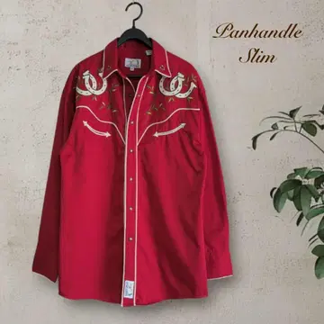 [컨디션 최상] Panhandle Slim 말발굽 빈티지 웨스턴 셔츠