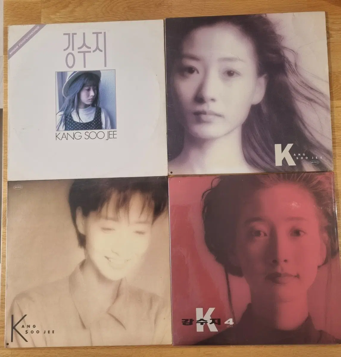 강수지 LP 4종 세트 1집~4집 일괄 판매합니다