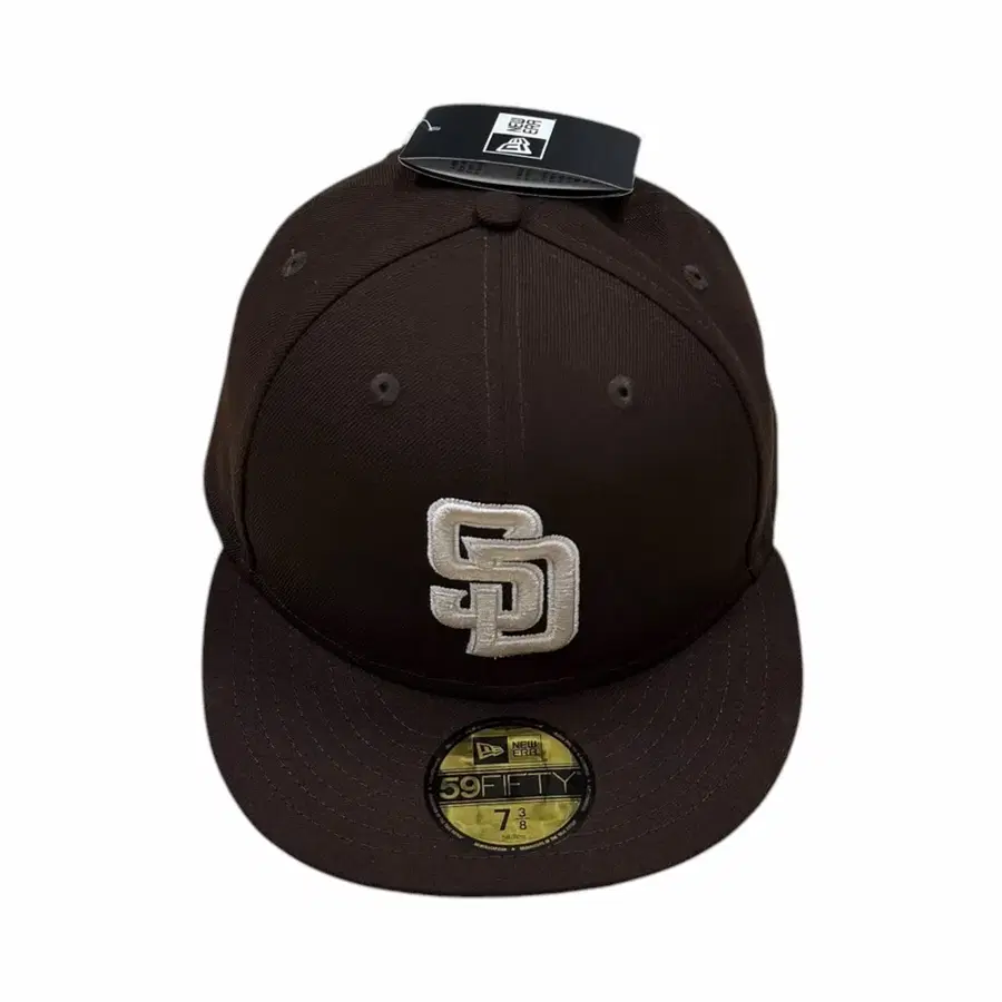 뉴에라 MLB 어센틱 샌디에이고 파드리스 59피프티 피티드 캡 얼트 브라운