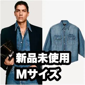 WILLY CHAVARRIA ZARA 자수 박스 핏 데님 셔츠