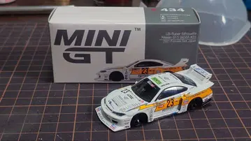 하자품 MINI GT 닛산 실비아 슈퍼 실루엣