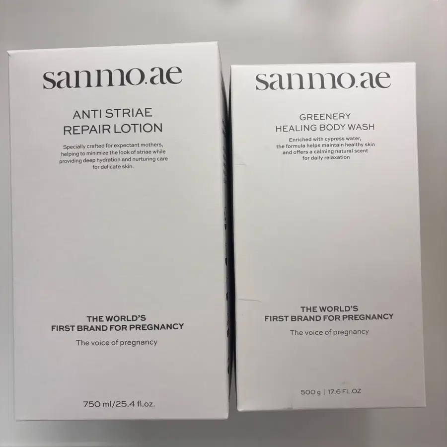 산모애 리페어 로션 750ml, 바디워시 500ml 새상품