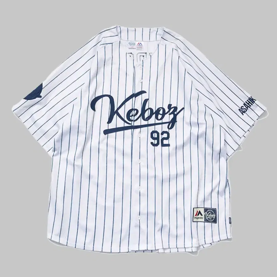 KEBOZ X MAJESTIC 메쉬 베이스볼 셔츠