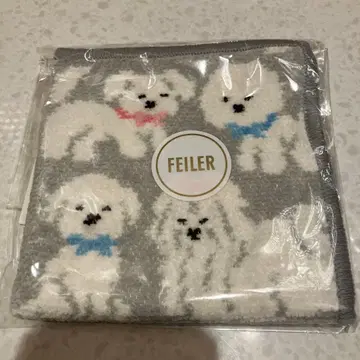 FEILER LOVERARY 손수건 모프모프 강아지