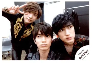 SixTONES 19년 셀피 기획 쿄모토 타이가/코우치 유우고/제시 공식 사진 *1장