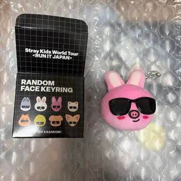 RUN IT 랜덤 페이스 키링 돼끼 창빈