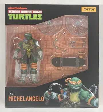 JOYTOY 1/18 스케일 액션 피규어 NICKELODEON MICHELANGELO 1/18