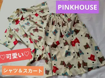 PINKHOUSE 여성용 셋업 스커트 셔츠