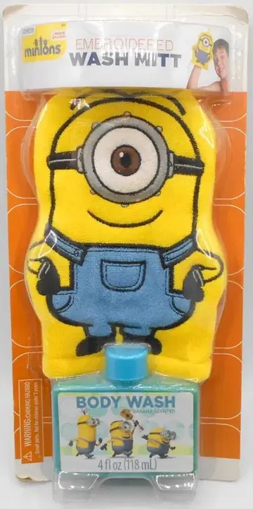 미니언즈 미니언 wash mitt body wash