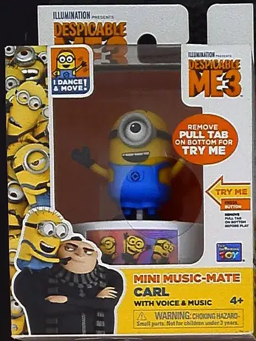 ILLUMINATION MINI MUSIC-MATE CARL WITH VOICE&MUSIC
