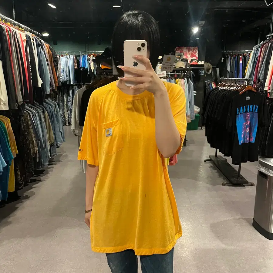 (899) Carhartt 칼하트 래글런 반팔 티셔츠