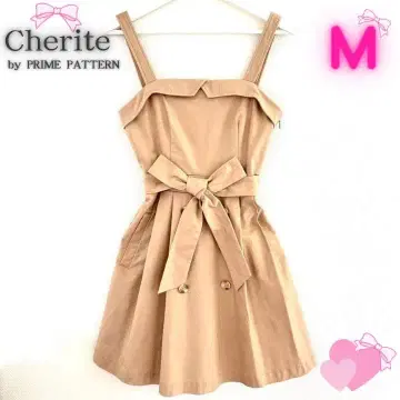 Cherite 베이지 미니 원피스 nonno 게재 니시노 나나세 착용