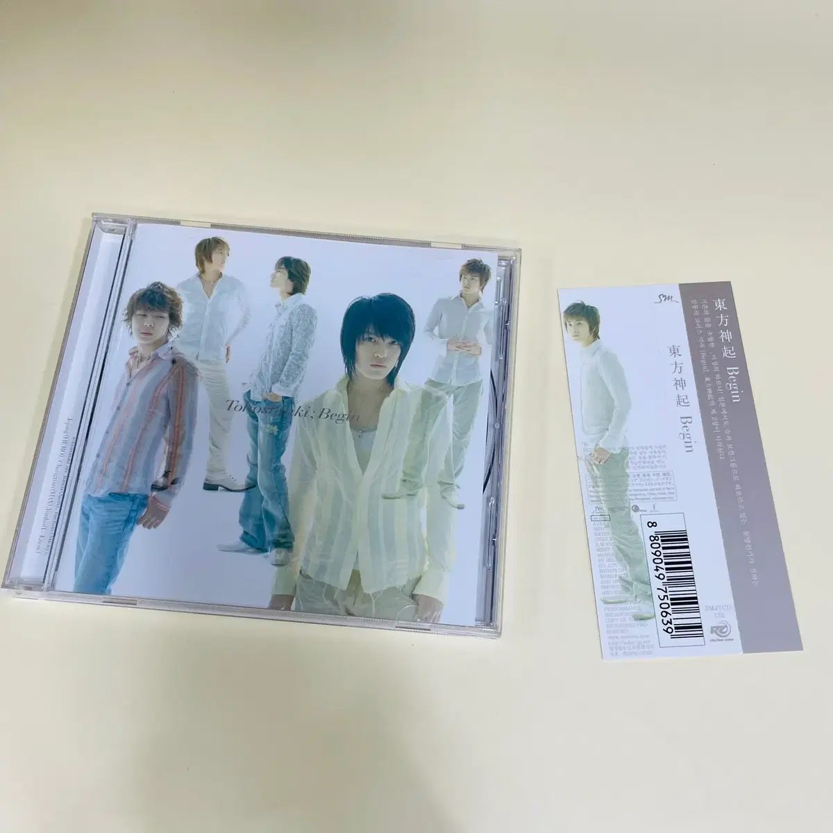 [중고음반/CD] 동방신기 TVXQ! (TOHOSHINKI) 일본싱글 Begin