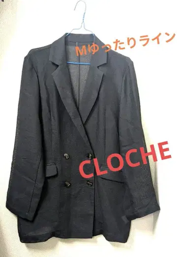 CLOCHE 레이스 소재 W 자켓 루즈핏 라인 M