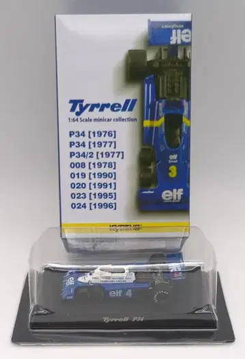 교쇼 1/64 티렐 미니카 컬렉션 P34 (1977) NO.4 P.DEPAILLER