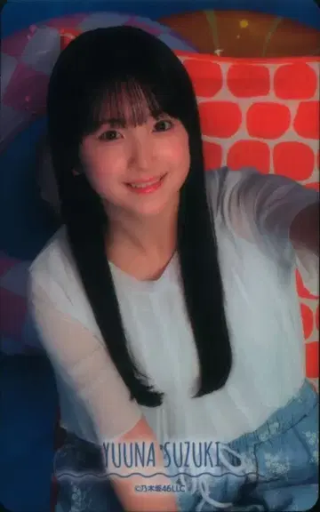 노기자카46 우키와고시노 서머 블루 스즈키 유나 [ B상 ] 스티커
