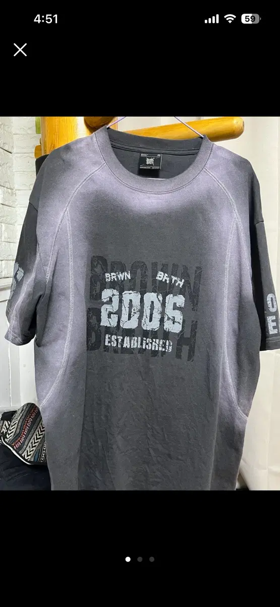브라운브레스 그래픽 반팔티