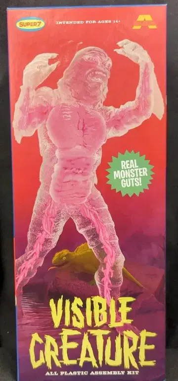 SUPER 7 ALL PLASTIC ASSEMBLY KIT CREATURE FROM THE BLACK LAGOON VISIBLE CREATURE 1/8 스케일