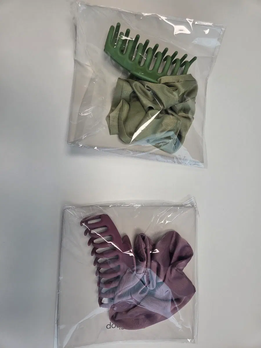 셀렙샵스크런치헤어클립 새상품 2개