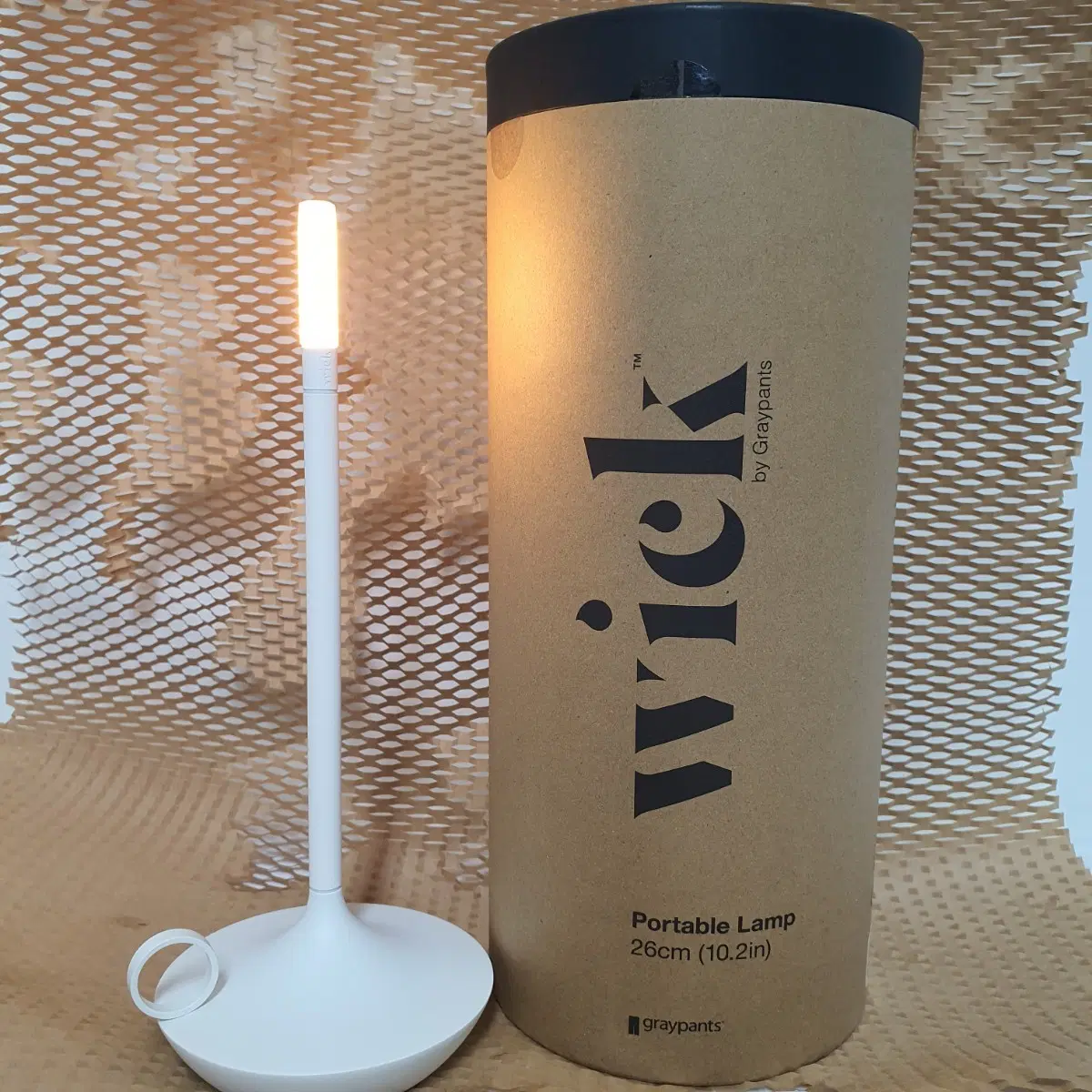 윅 LED 테이블램프 캔들램프 WICK 랜턴 (화이트) 새상품