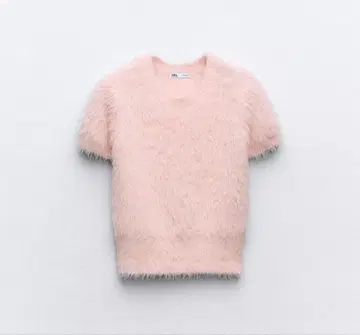 ZARA 인조 모피 상의