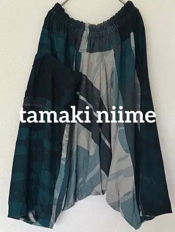 tamaki niime tarun pants SHORT 터콰이즈