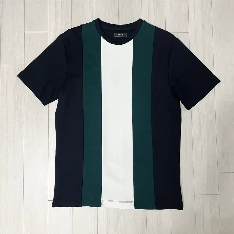 ZARA 자라 스트라이프 반팔 티셔츠