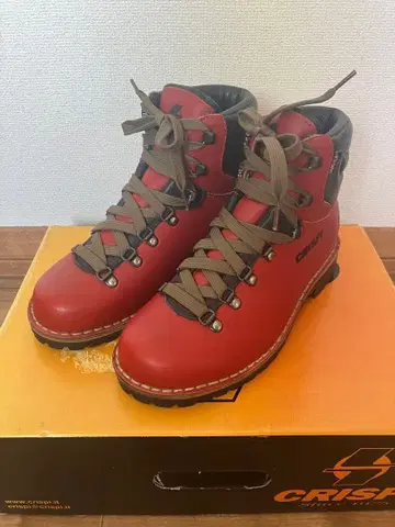 [배송비 포함] 크리스피 트레킹 23.5cm 레드/블랙