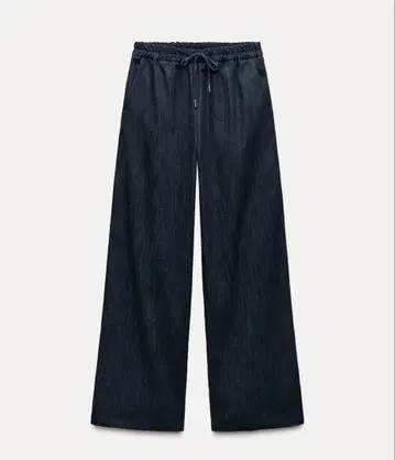 ZARA 사이드 스트라이프 데님풍 팬츠