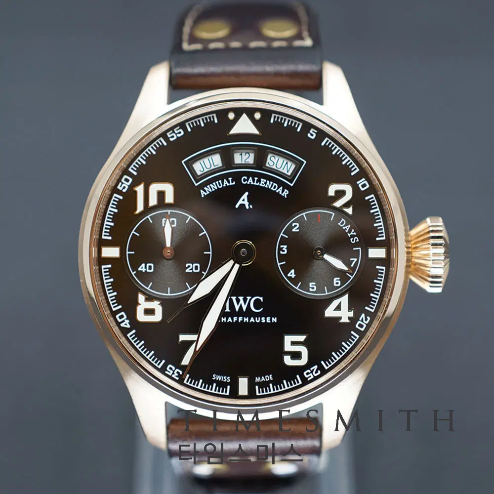 [IWC] 빅 파일럿 애뉴얼캘린더 로즈골드 IW502706