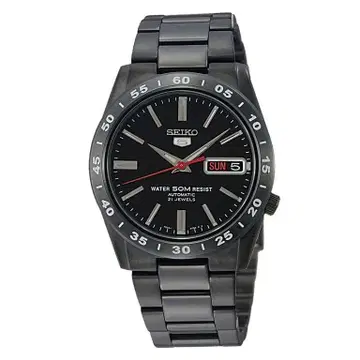 SEIKO 세이코5 손목시계 블랙 번개 자동 와인딩 역수입 SZEN008