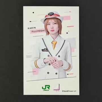 사쿠라자카46 디지털 스탬프 랠리 미니 포토 카드 후지요시 카린