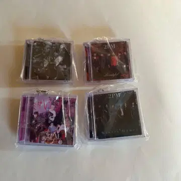 2PM CD 자켓 키링 4종 세트