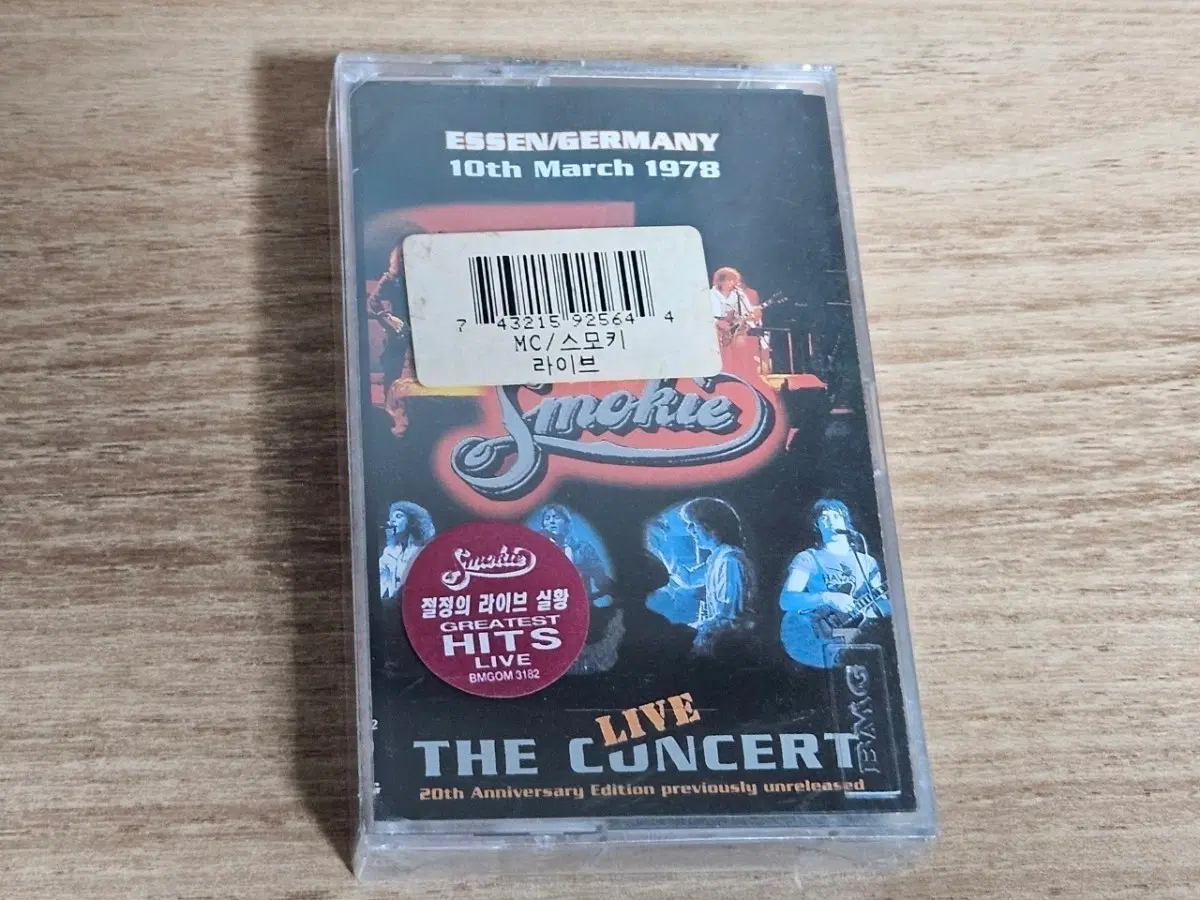 Smokie Live - The Concert (미개봉 Tape)
