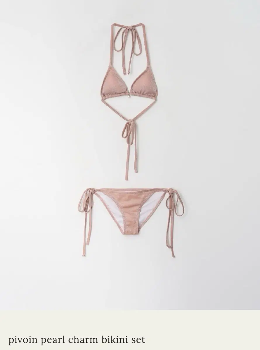 피브안 pivoin pearl charm bikini set 비키니 수영복 s