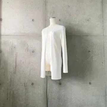 새상품급 띠어리 Theory LONGRIBCARDI 레이온 롱 리브 가디건