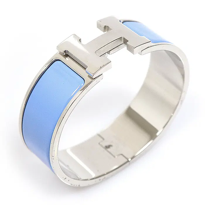 Hermes(에르메스) H300001FP 블루 씨엘로 클릭아슈 클릭 클락 H GM 여성팔찌 MUJ57997HE