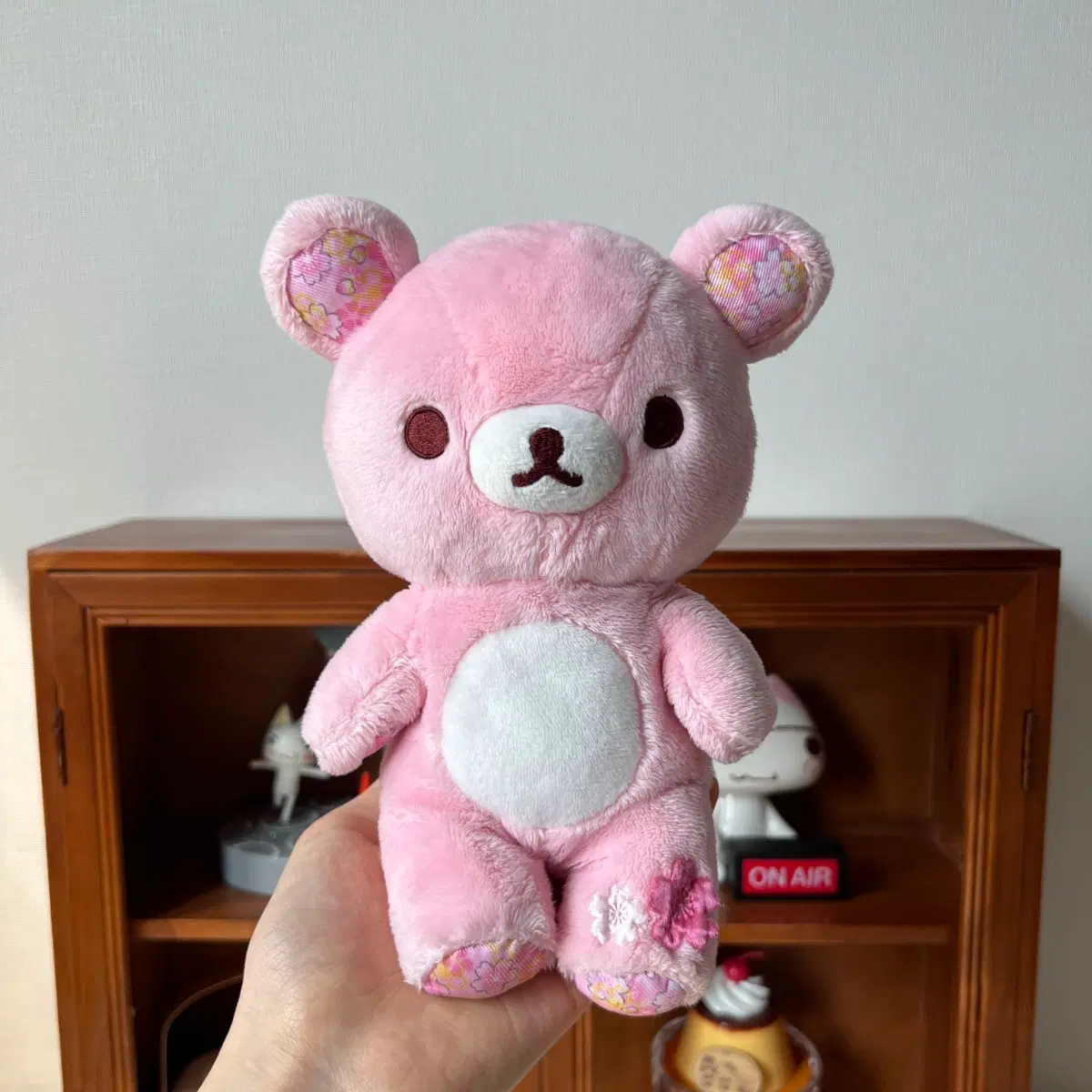 벚꽃 핑크 리락쿠마 인형