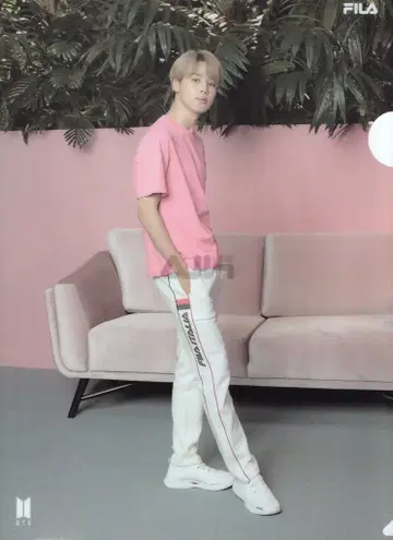 BTS FILA 콜라보 JIMIN 클리어 파일