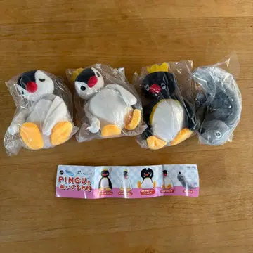 PINGU 봉제 인형 4종 세트